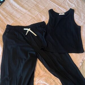 Darong Black Lounge Set